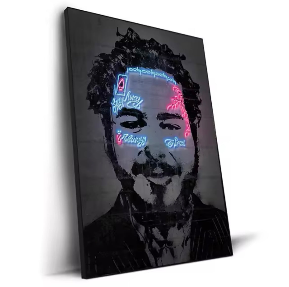 Abstract neon design artist photo frames