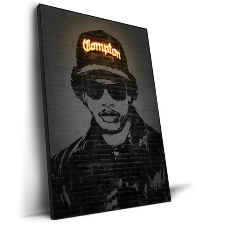 Abstract neon design artist photo frames
